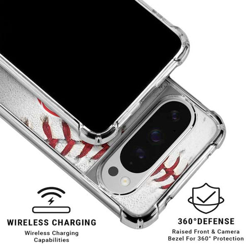 MLB New York Yankees Game Ball Google Pixel 10 Pro XL Clear Case